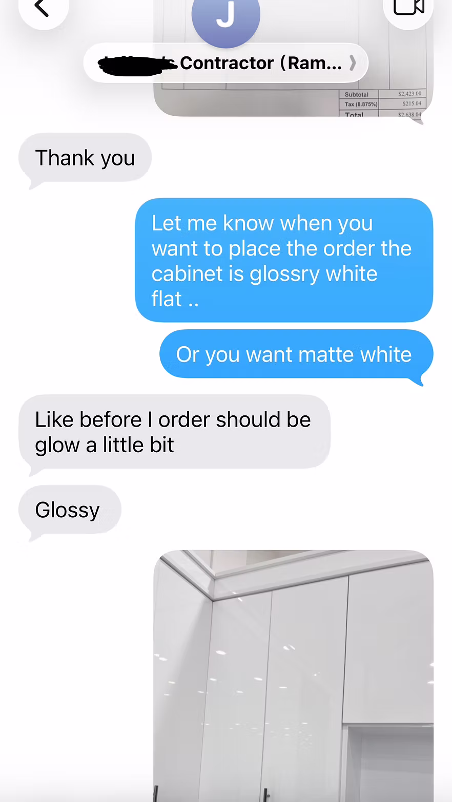 Customer ordering conversation example 7